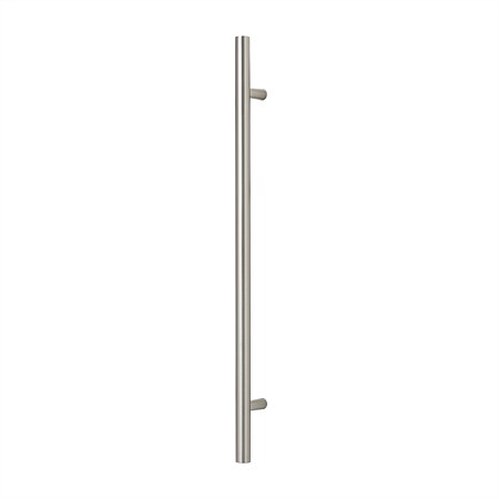 Icona Chateau Vertical Pole Towel Rail 1000mm Brushed Nickel