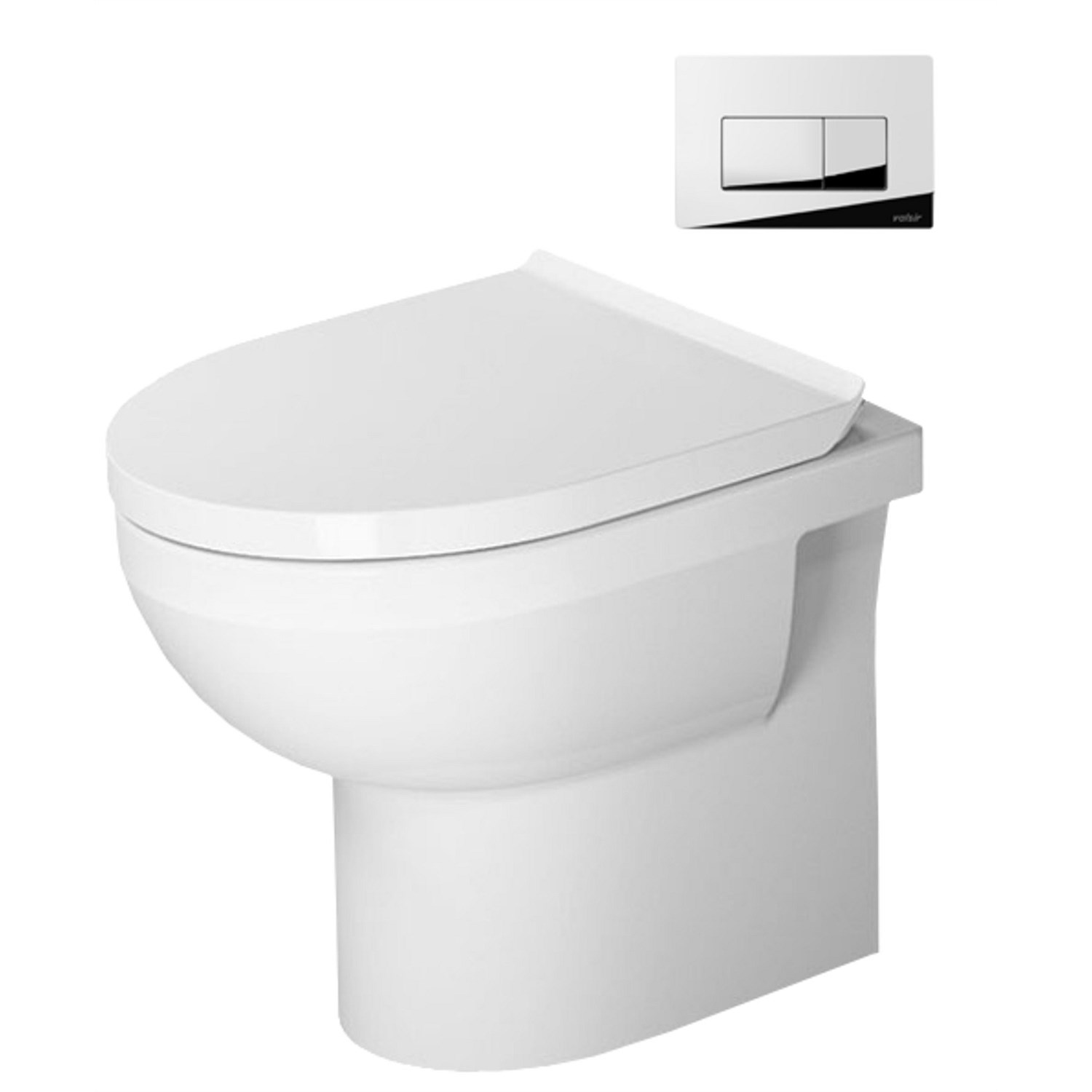 Wall-Hung - Duravit DuraStyle Basic Compact Rimless Toilet Suite