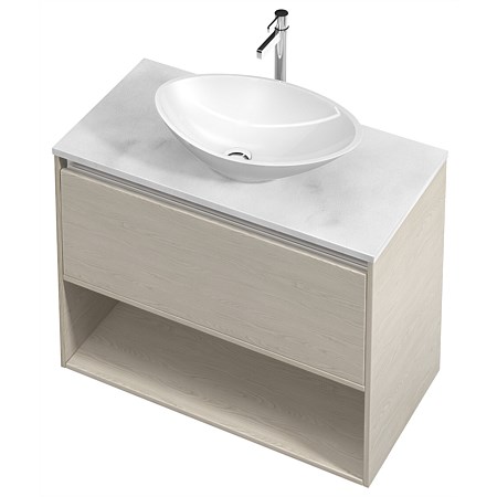 St Michel City 46 Benchtop 900mm Wall-Hung Vanity