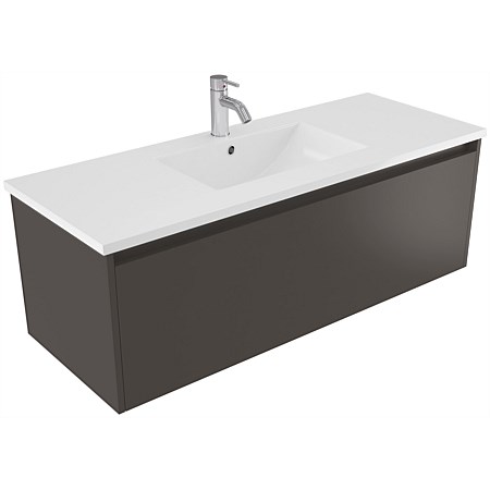 Elementi Sienna 1200mm Vitreous China Wall-Hung Vanity Bullet