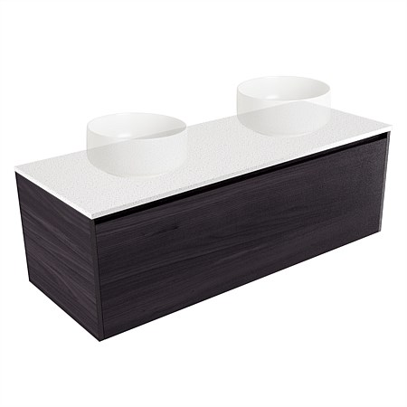 Elementi Sienna 1200mm Double Wall-Hung Vanity Fiordland Elm Wilderness