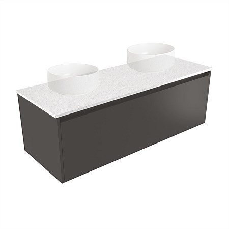 Elementi Sienna 1200mm Double Wall-Hung Vanity Bullet