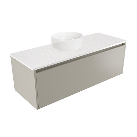 Elementi Sienna 1200mm Wall-Hung Vanity Motion Elestone Flat Top Dawn Grey