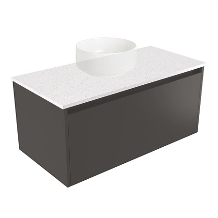 Elementi Sienna 900mm Wall-Hung Vanity Motion Elestone Flat Top Bullet