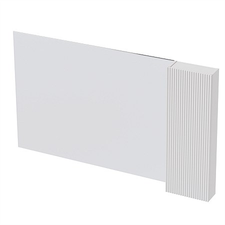 St Michel Flo Mirror Cabinet 1500mm 1 Door Classic White Satin