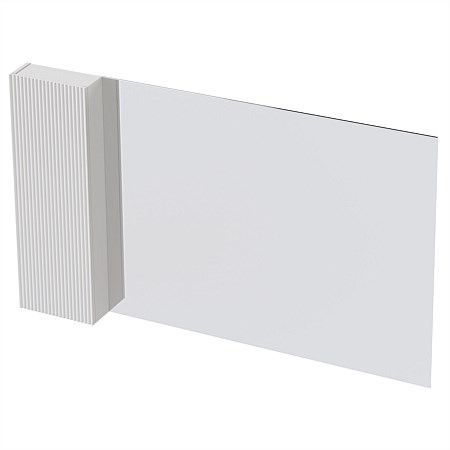 St Michel Flo Mirror Cabinet 1500mm 1 Door Classic White Satin