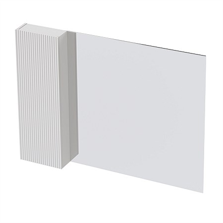 St Michel Flo Mirror Cabinet 1200mm 1 Door Classic White Satin