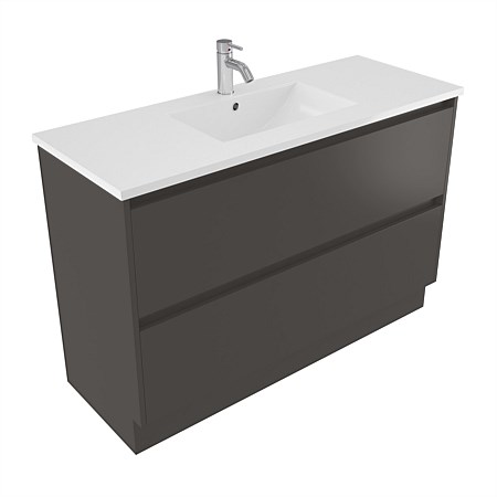 Elementi Sienna 1200mm 2 Drawer Vitreous China Vanity Bullet