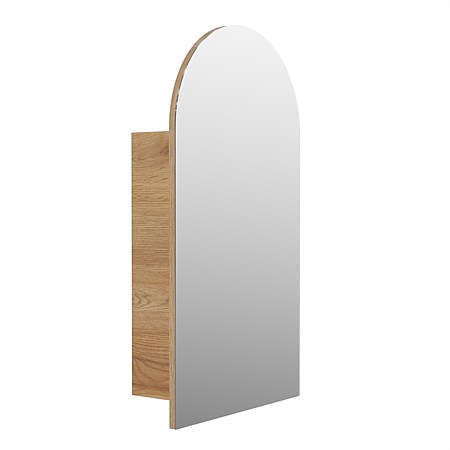 Elementi Sienna 900mm Arch Mirror Cabinet Southern Oak Timberland