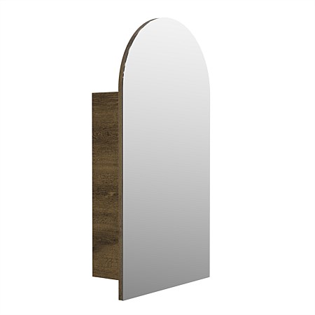 Elementi Sienna 900mm Arch Mirror Cabinet Smokey Oak Timberland