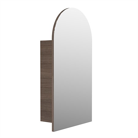 Elementi Sienna 900mm Arch Mirror Cabinet Charred Oak