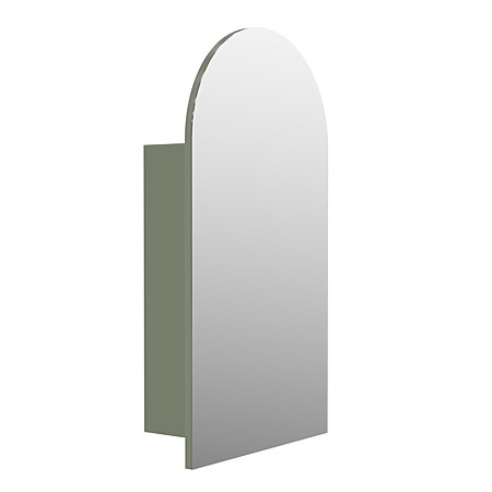 Elementi Sienna 900mm Arch Mirror Cabinet Green Slate