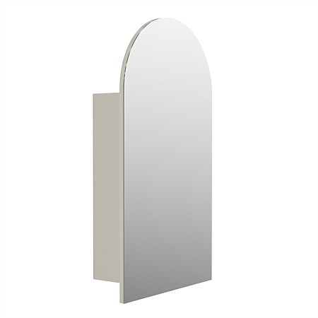 Elementi Sienna 900mm Arch Mirror Cabinet Dawn Grey