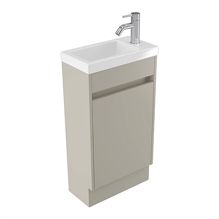 Elementi Sienna 440mm 2 Drawer Polymarble Vanity Dawn Grey