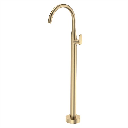 Caroma Contura II Freestanding Bath Filler Brushed Brass