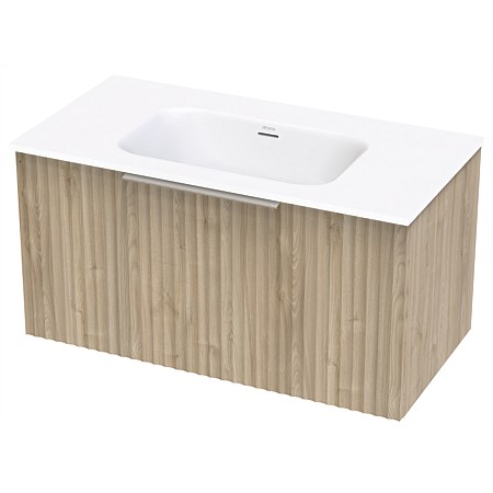 Athena Array Riada Serifos 800mm Wall Hung Vanity Ranfurly Oak